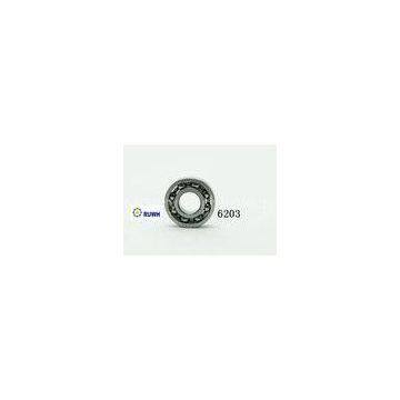 Miniature Co / C2 / C3 / C4 6200 Bearings , Open Deep Groove 6203-2RS Bearing