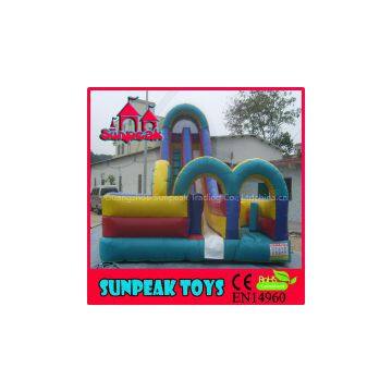 SL-373 Indoor And Outdoor Jumping Inflatable Dry Slide