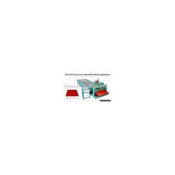 828/1035 Circular Arc Glazed Tile Roll Forming Machine