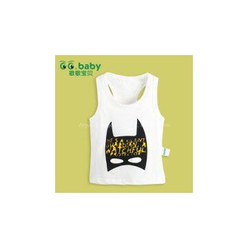 Summer 100% Cotton Sleeveless 0-24M T-shirts Clothing 3pcs/lot Baby Girls T-shirts Casual Baby Boys Clothing