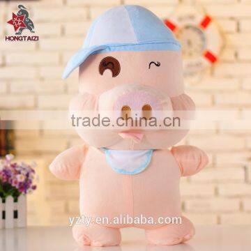 YangZhou toy manufacturer supply cute stuffed pig fat pig toys