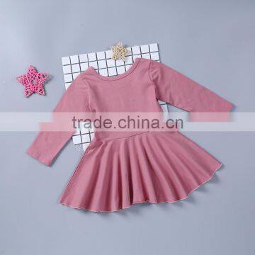 B22617A Europe Children Cotton Pleated Princess Dress photo-2