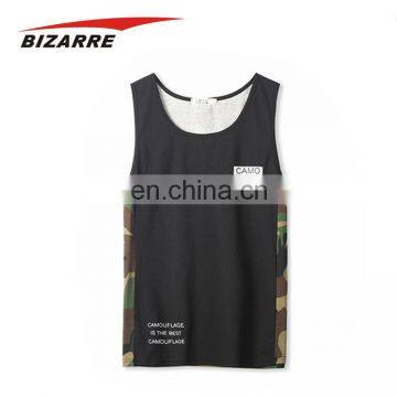 Latest Price Custom Camouflage Basketball Singlet Sport Sleeveless For Man