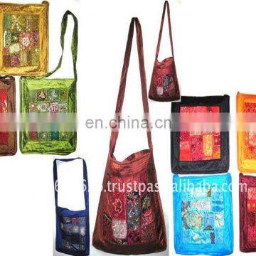 beautiful silk shoulder bags