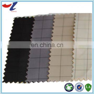 high quality antistatic down-proof grey conductive fiber taffeta fabric