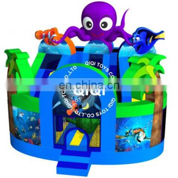 octopus shape inflatable playground for commercial