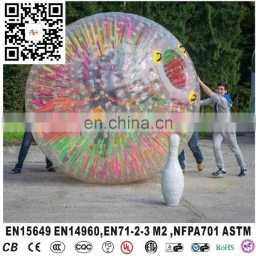 good quality colorful giant zorb ball infatables, human hamster ball