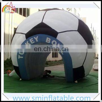 Hot selling inflatable dome tent, inflatable football shape tent for outdoor , camping soccer tent for sale