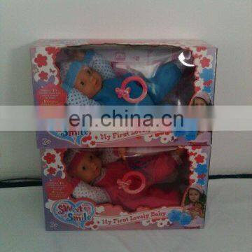N+ Hot Sale 9 Inch Vinyl Life Size Lifelike Baby Doll Toy SF209495