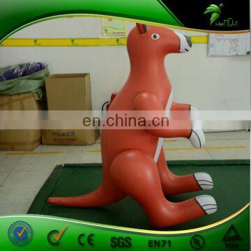 Interesting Soft Inflatable Kangaroo, Cartoon Inflatable Animal with SPH, Sexy Girl with Sex Animal for Sale