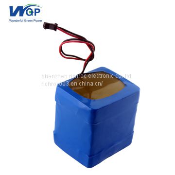 Golden customized factory 12v 8800mah 3S4P rechargeable 18650 li ion battery for electronic use