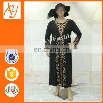 Islamic clothing maxi middle open two leaves dress abaya online shopping