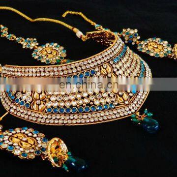 Bollywood new designer jewelry sets- Rajwada style jewelry sets - indian bridal jewelry - imitation jewellery - one gram jewelry