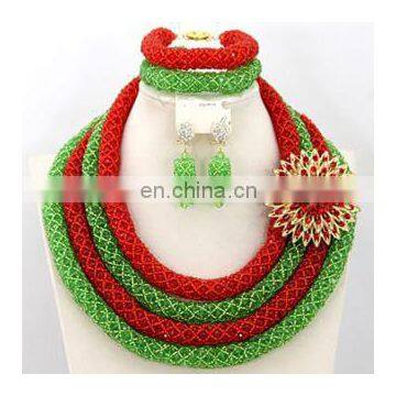 2015 african beads jewerly set /african coral beads jewelry /nigeria beads jewelry set for nigeria wedding party