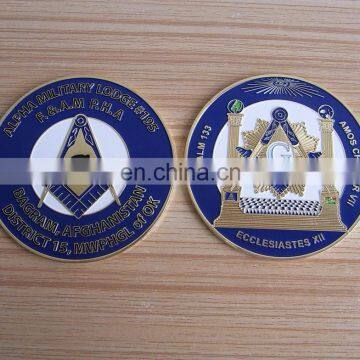 double sided masonic lodge coin medal