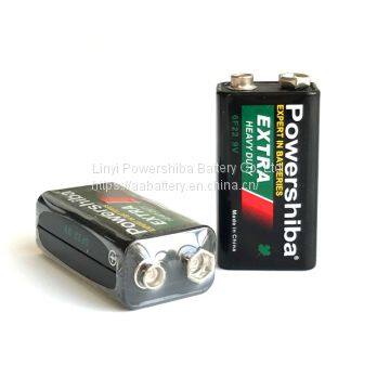 China Supplier Cheap 9v 6f22 006p Battery Powershiba 9 Volt Carbon Battery photo-3