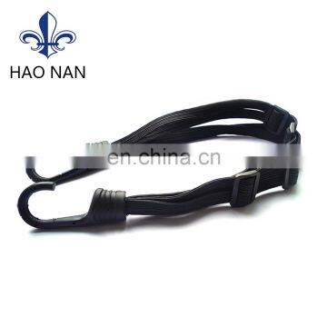 Hot sale good quality elastic flat bungee cord with hook