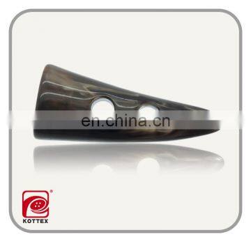 Natural Cow Horns Dark Brown Horn Toggle Button Made of Resin/polyester Material photo-2