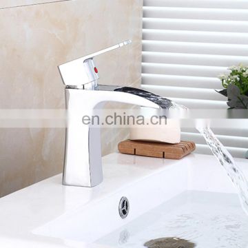 China Wholesale Silver Modern Bathroom Brass Sink faucet