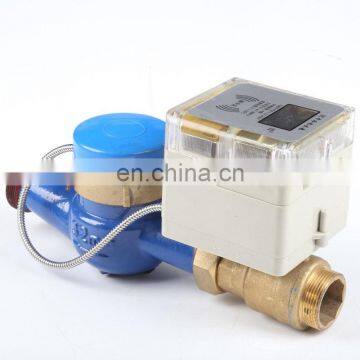 Multi-sized Wireless smart valve controlled Rs485 output water meter