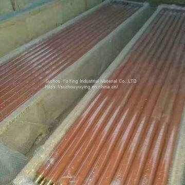Rubber Roller Rod For Loading and Unloading Table For Glass Tempering Machine