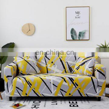Printed Sofa Cover Stretch Sofa Slipcover Spandex Couch Cover Stylish Couch Furniture Protector for Cushion Couch