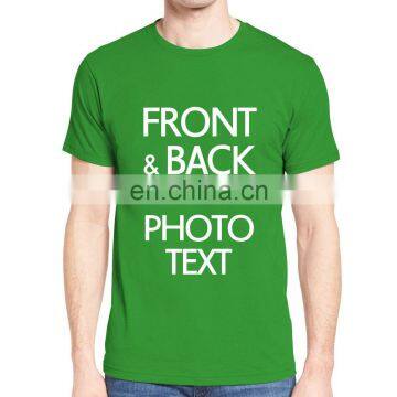 Wholesale Custom Printed Embroidery Logo Unisex Mens Womens Pink Plain Crew Neck T-shirts photo-3