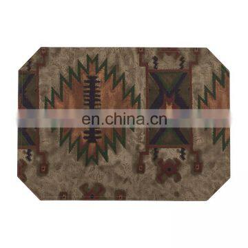 Stock Cheap Placemat Clearance , 4pcs per Set ,jacquard Design Thermal Insulation Andnon-slip Dinning Table Placemat photo-4