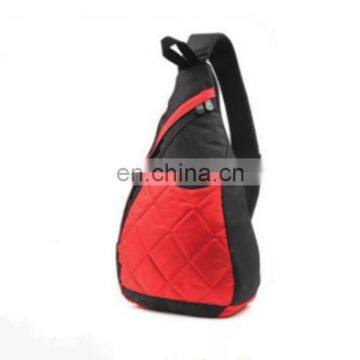 Fashion mens triangle sling backpack bag