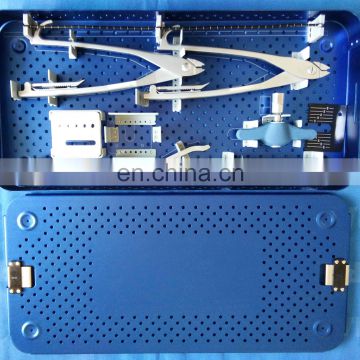 Spine instruments set orthopaedic sterilization boxes