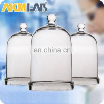 AKMLAB Transparent Durable Glass Bell Jar Dome
