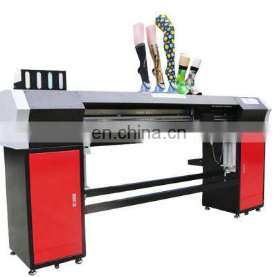 3D seamless digital textile polyester, silk, cotton socks printing machine