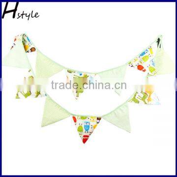 Quality Bunting For Home Decor 3.3 Metre Length In Carton with Stripe 12 Flags PL025