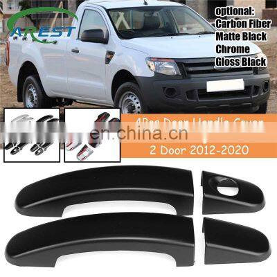 4Pcs Car Exterior Door Handle Cover For Ford Ranger 2012 13 14 15 16 17 18 19 2020 2 Door Door Handle Cover