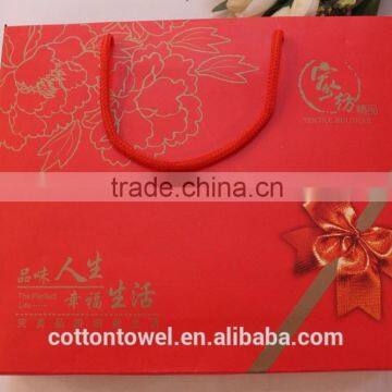 Two Towels in a Gift Box ,soft Water Absorption Couples Towels photo-4