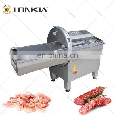 Automatic frozen meat slice slicer mutton beef roll cutter machine bacon frozen meat slicer cutting machine