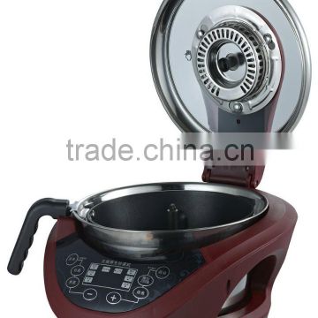 Automatic stir-frying cooker with 6 functions