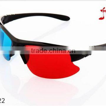 2016 new model cheap china wholesale red and blue 3D glasses