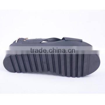 New Design Fashion Flat Summer Platform Sandals Shoes Women 2016 With Buckle photo-5