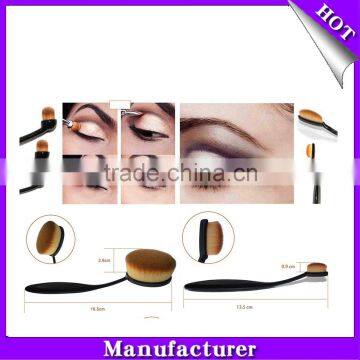 New 10pcs Oval Makeup Brush, Cosmetic Foundation Cream Oval Makeup Brush Set photo-3
