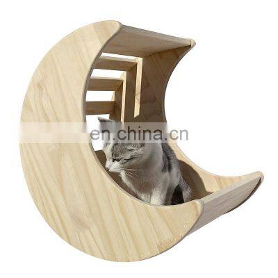 Cat Toys Climber Climbing Frame Set Eco-friendly Nontoxic Wood Custom Indoor for Cats Interactive Toys Pet Toys 3-7 Days