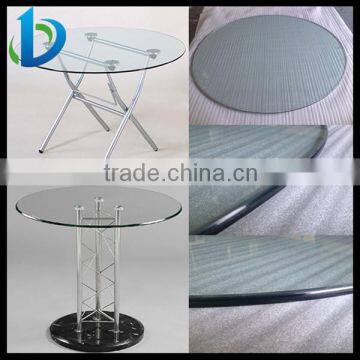 High quality custom made glass table top