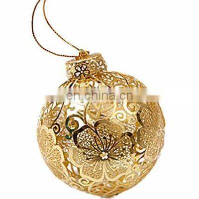 gold Christmas decoration hanging ball