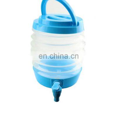 Good Quality Plastic Collapsible Water Container For Outdoor Hiking Picnic