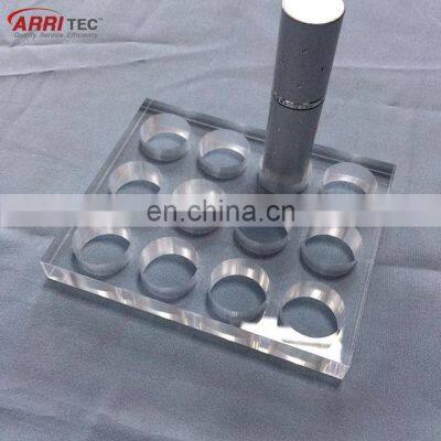 Custom Countertop Display 12 Bigger Hole Holder Square Acrylic Lipstick Organizer photo-5