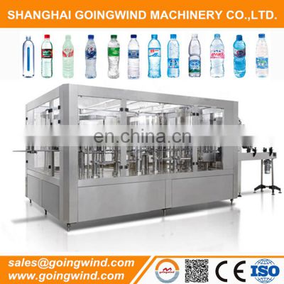 Automatic water bottling capping labeling machines auto pure water bottle filling and packing line cheap price for sale