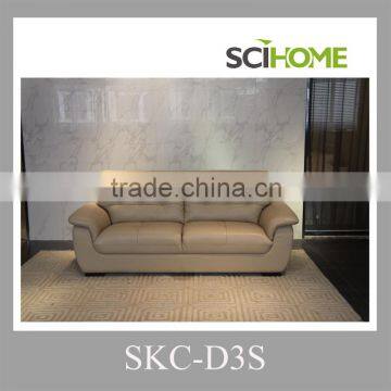 Premium Leather Tufted Back Cushion Couch