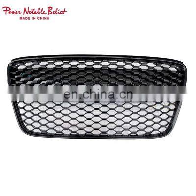 Для Audi R8 2007 - 2013 передний решетка радиатора, автозапчасти и аксессуары для Audi R8 в стиле RS, черная сетчатая передняя бамперная решетка