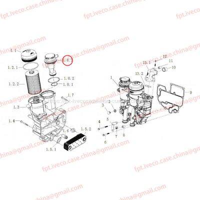 MAN D2066 Oil separator 01804-0025