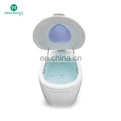 float tank ozone steam cocoon infared sauna spa capsule  therapy  machine